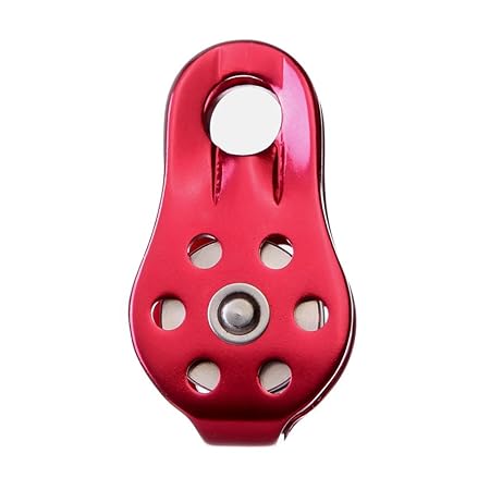 Coromose Pulley Outdoor Climbing Pulley Zip Line Rescue Cable Transport Lifting Pulley Trolley