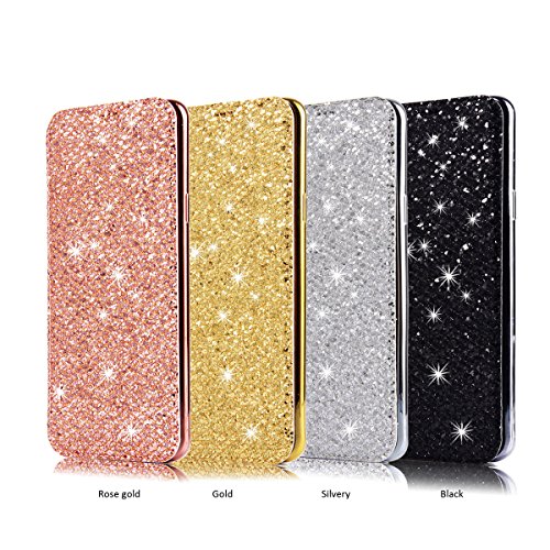 Scheam Samsung Galaxy S9 Plus Wallet Leather Case, Protective Durable Leather Case Shell Folio flip Cell Phone Cover with Card Slots Cash Pocket, Rose Gold