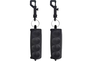 Emperoch 2 Pcs Archery Arrow Pullers, Black Rubber Protective Arrow Puller, Non-Slip 3D Target Remover with Belt Clip for Sho