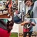 YUDODO Pet Sling Carrier for Small Dogs & Cats – Hands-Free Puppy Carrier with Safety Hook, Large Zipper Pocket, Soft Breathable Mesh, Adjustable Strap & Reflective Strip (Blue 1.0 S)