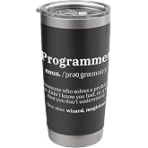 Definition Programmer Meaning - Computer Science &amp; Coding Stainless Steel Insulated Tumbler