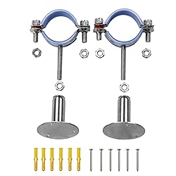 AKIHISA 2-1/4 Inch Ceiling Mount Pipe Support,2