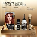 L'Oreal Paris Preference 6.45 Brooklyn Copper Auburn Permanent Hair Dye Long view 3
