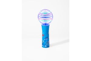 COOL THINGS CORP Cool Things Light Up Spinner Wand for Kids – 7.8” Multicolor LED Spinning Toy with Batteries Included – Sensory Play, Party Favor & Creative Role-Playing Toy for Ages 3+ (Blue)