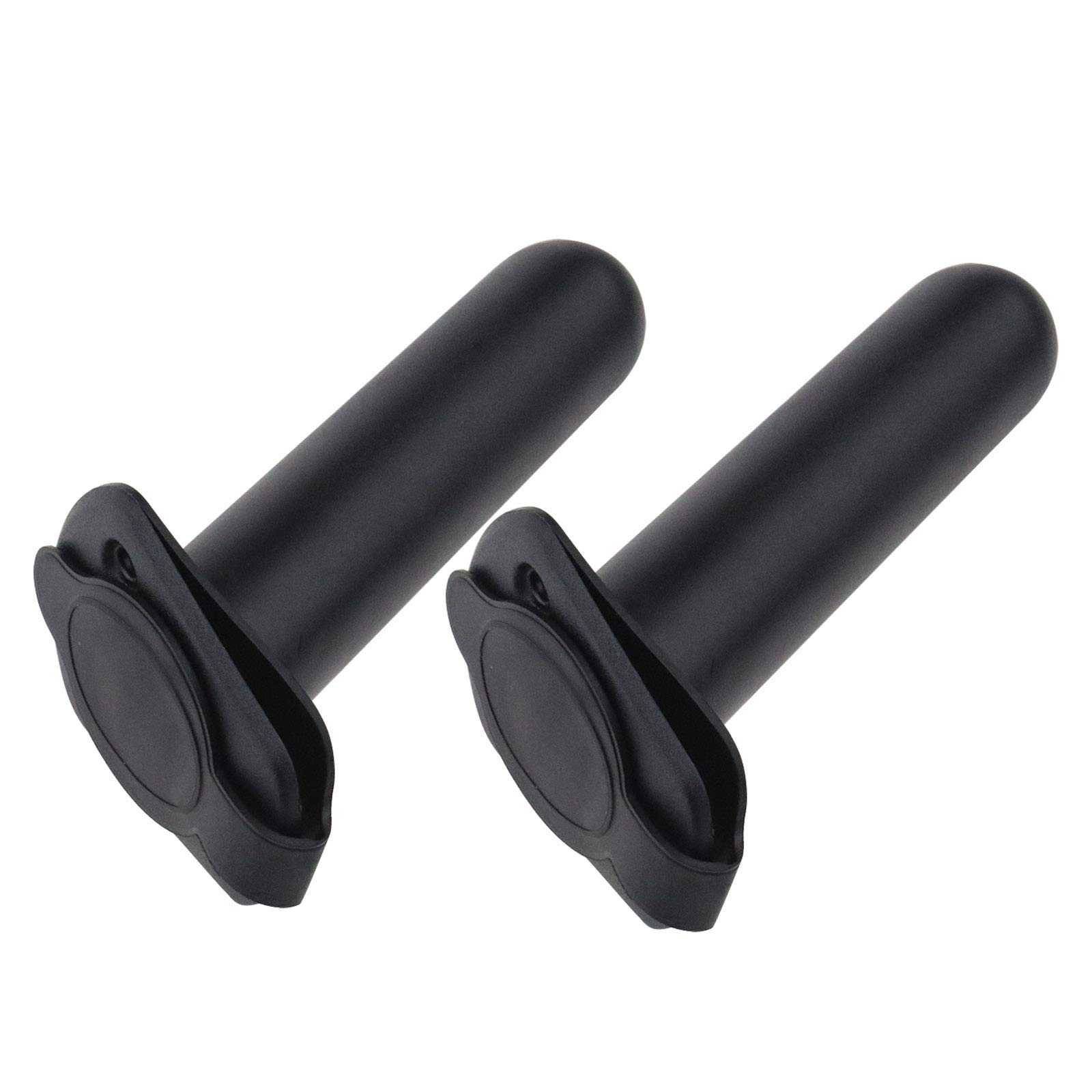OTOTEC Flush Mounting Fishing Rod Holder with Cap Cover for Kayak Boat Black