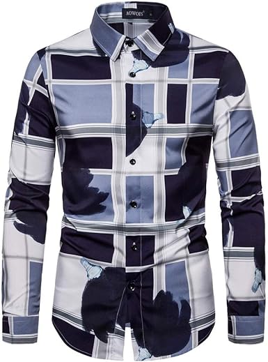 camisas estampadas hombre amazon