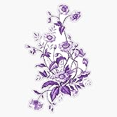 Aesthetic Purple Flowers Sticker Bumper Sticker Vinyl Decal 5