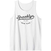 Classic Vintage Retro Brooklyn New York NYC Souvenir Tank Top