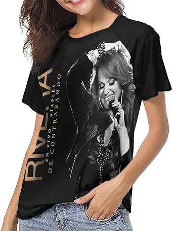 Rock Baseball Short Sleeves Tshirts Womans Round Neck Tops ...