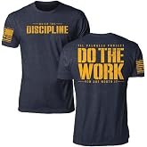 Til Valhalla Project Do the Work Graphic Tee, Veteran Owned &amp; Operated, Proudly Printed in The USA