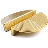 BaiNong 2 Pack Gold Drawer Pulls 4" Cabinet Handles Traditional Retro | Cabinet Pull 3" Hole Center for Kitchen Cupboard Bathroom Dresser Cabinet Hardware Handles