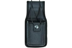 Hero's Pride Molded Ballistic Deluxe Radio Holder - Secure, Convenient Nylon Radio Holster for Duty Belt, Universal Police Radio Pouch, 180-Degree Swivel, Fits 2 1/2 inch W x 1 1/4 inch D