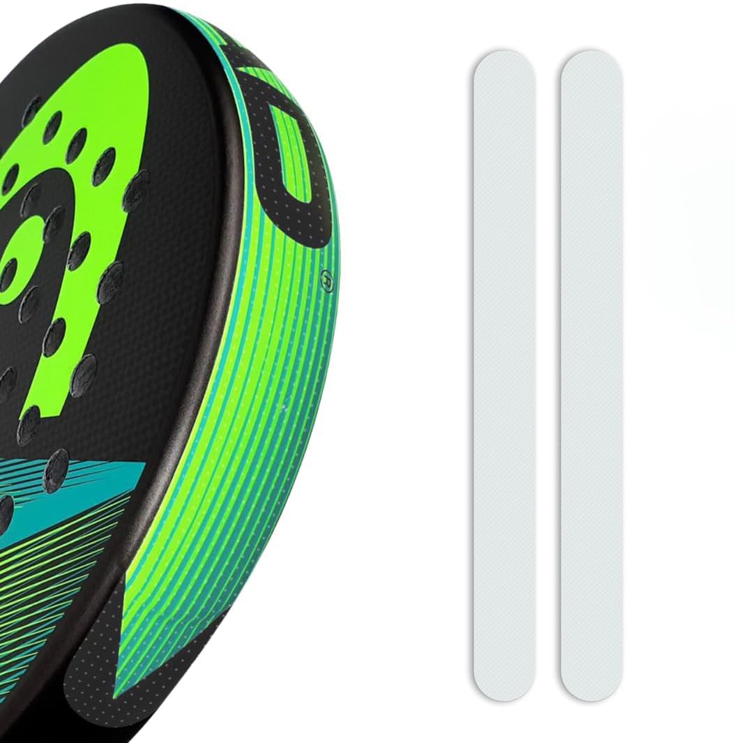 Klink Transparent and Rough Padel Racket Protector, Durable Silicone High Impact Protective Tape 35 x 370 mm Lightweight and Easy to Install for Durability