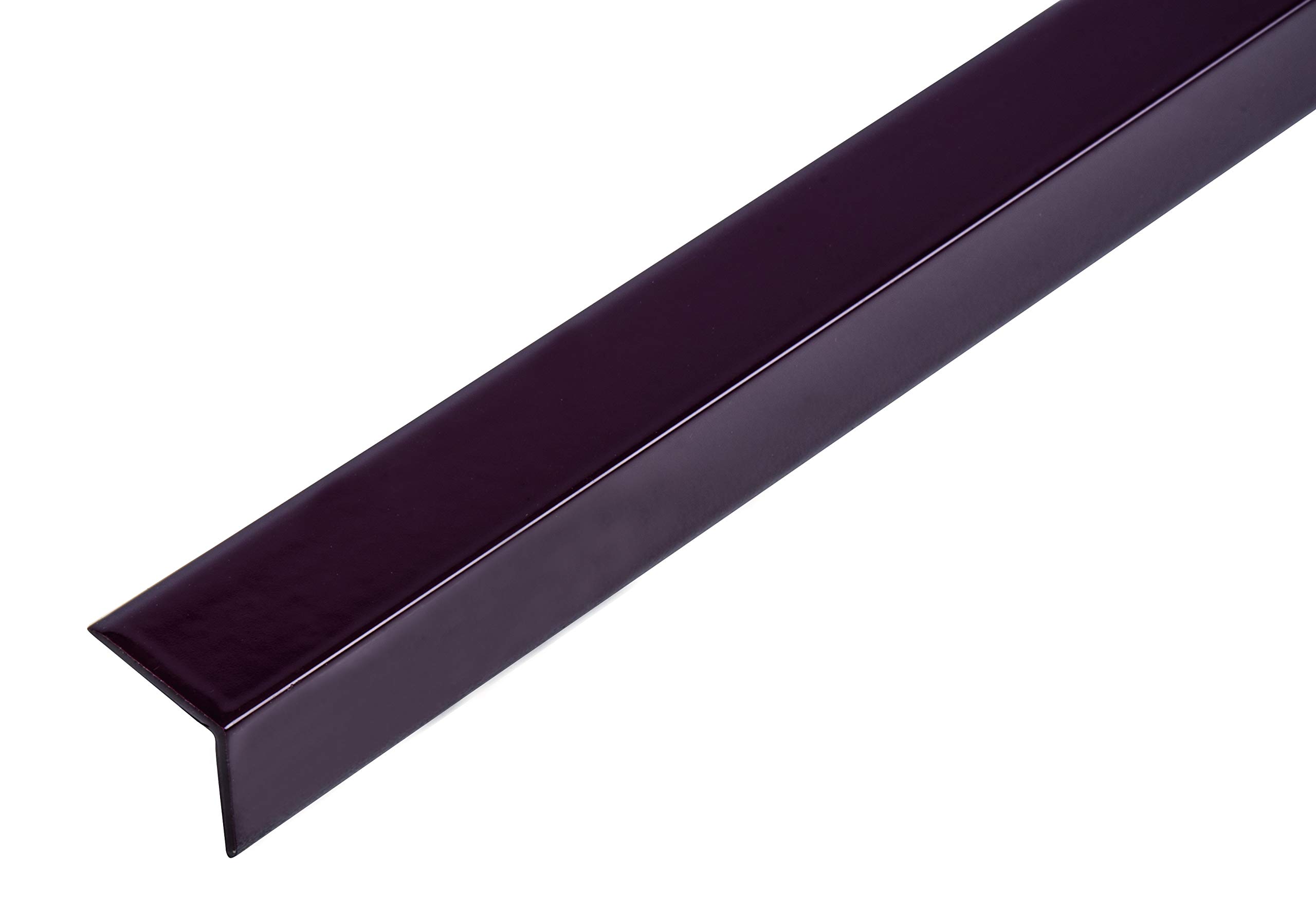 Alberts 434243 Angle Profile, Self-Adhesive, Aluminium, Dark Berry Plastic-Coated, 1150 x 14.5 x 11.5 x 1.5 mm