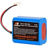 Gretbatt 7.2V 4500mAh NI-MH Replacement for iRobot Braava Battery 380, 380T | for iRobot Braava 7.2v Battery 380, 380T, 390, 390T Mint 5200, 5200B, 5200C