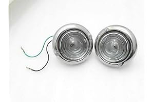 GENERIC FITS FOR WILLYS FORD JEEP PARKING TURN SIGNAL INDICATOR CLEAR GLASS LIGHT