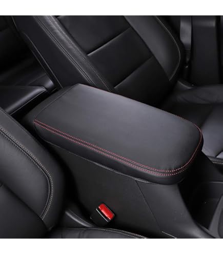 DGLDCSHUAI Console Armrest Leather Synthetic Cover Red Stitch Vinyl Front Center For Chevy For Equinox 2010-2012 2015-2017 1pc CHE-EQU-1017 - Foto 10