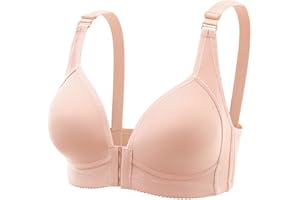 ABOUTYES Women's Push Up Bras Wireless Full Coverage Strappy Comfortable Bra Wirefree Plus Size Bralettes Everyday Brassiere