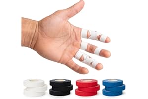 Gold BJJ Jiu Jitsu Tape - Strong Athletic Finger Tape, 1/2" x 30' - Protect Fingers and Toes in MMA, Judo, Wrestling, Martial Arts, Rock Climbing