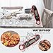 GikPal Instant Read MeatThermometer Super Fast Digital Electronic Food Thermometer Waterproof Accurate Barbecue Cooking Thermometer for Kitchen and Outdoor Cooking, Red