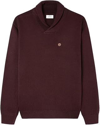 Estrutura de malha com gola de fumo GG7 com sweatshirt com etiqueta PU, laranja, XL para homens