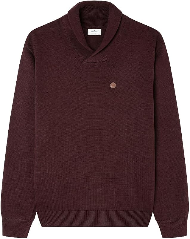 Estrutura de malha com gola de fumo GG7 com sweatshirt com etiqueta PU, laranja, XL para homens