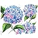 Tervis Hydrangeas Wrap Water Bottle with Grey Lid, 24-Ounce, Garden Party -