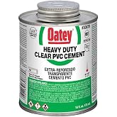 Oatey 16 Oz. Heavy Bodied Heavy-Duty Clear PVC Cement - 1 Each