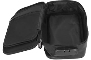 BRRNOO Fireproof Document Bag, Fire Proof Bag for Documents Fireproof Document Box with Lock Portable Small for Home Office T