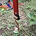 KINGLAKE Aluminum Outdoor Camping Tent Hammer Multi-function Hammer Tent Stakes Hammer Tent Nail Hammer Stake Puller (Red)