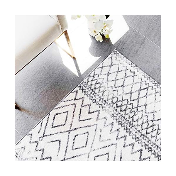 Maples Rugs Abstract Diamond Modern Distressed Kitchen Rugs Non Skid