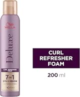 Wella Deluxe Curl Refresher Foam 200ml Moisturizing Anti Frizz Tapioca Starch view 2