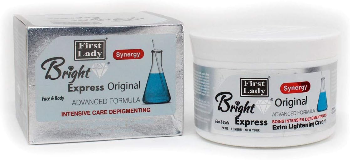 Bright Express Original Extra Strong Skin Brightening Face & Body Cream 500ml, with Kojic Acid, Melanin, Pigmentation