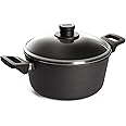Woll Nowo Titanium Saucepan with Detachable Handle and Lid, 4-3/4-Quart, Gray (124NL)