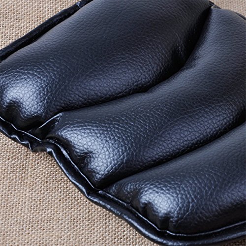 GAMPRO Luxury PU Soft Leather Car Center Console Cushion(11x 8.6 inches) Vehicle Seat Cushions Armrest Pillow Pad for Car Motor Auto Vehicle, Raises Your Center Console.(Black) - Thumbnail 4