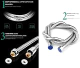 Hairstore Bargain Set Brushed Bidet Sprayer Toilet Holder 1.2m Kit view 4