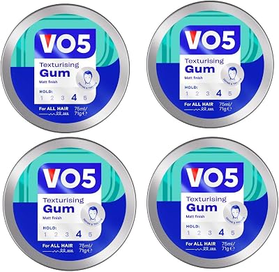 VO5 Texturising Gum Extra Firm Hold 75ml - Natural Stylish Look Men