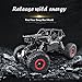 SZJJX RC Cars Off-Road Rock Crawler Truck Vehicle 2.4Ghz 4WD 1:18 Radio Remote Control Cars Electric Fast Racing Buggy Hobby Car (Black)