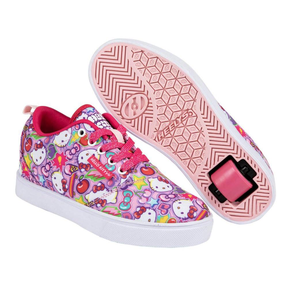 Photo 1 of (for parts) (missing wheels) HEELYS Girls Pro 20 (Little Big Kid) Wheeled Heel Shoe, Light Pink/Pink, 3