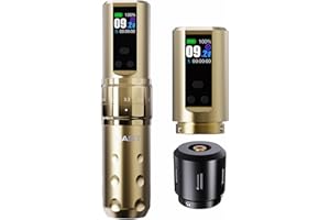 Mast Fold2 Pro Tattoo Gun Wireless Tattoo Pen Machine 2 Replaceble Batteries 2,000mAh Power Supply Mcore Rotary Motor Real St