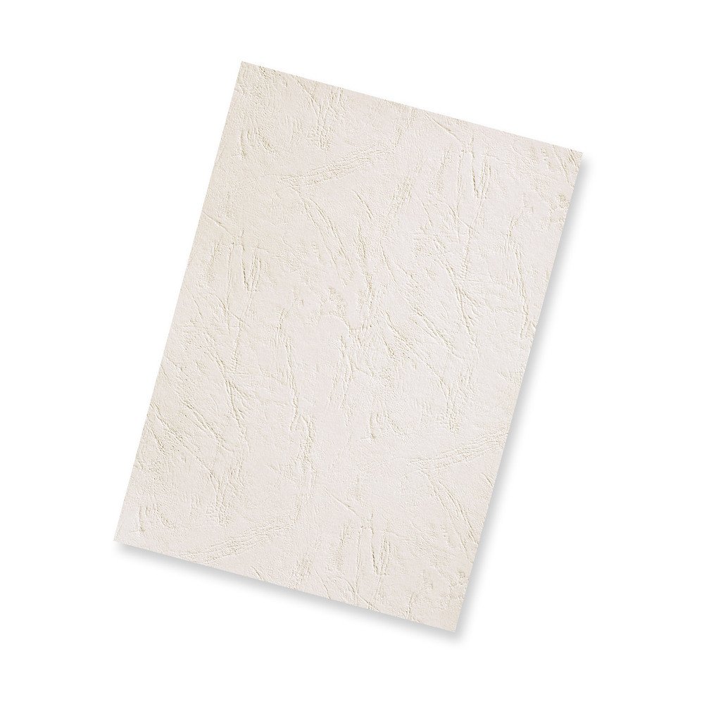 PAVO - Premium A4 Leather Grain Binding Cover - Ivory (Pack of 100), 8011216