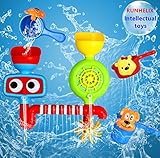 RUN HELIX Bath Toys for Baby Children Boys Girls Bathtub Toys for Toddler Fun Time Fun Educational Enhance Babies Children Thinking and Creativity