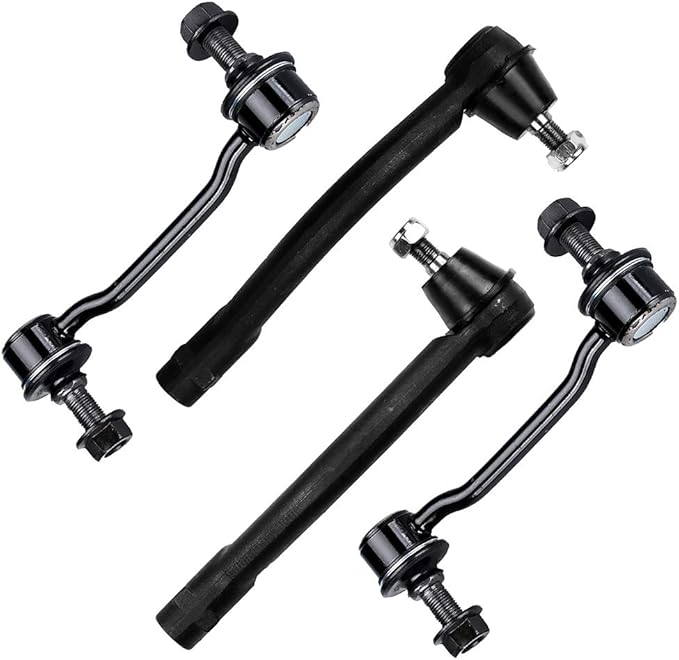 cciyu Front Outer Tie Rod End Stabilizer Sway Bar End Link fit for 2007