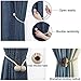 ApisNest Magnetic Curtain Tiebacks Clips Classic European Window Treatment Holdbacks Home Office Decorative Drapes Holders Buckle with Strong Magnetic for Home Décor Clasp (Grey)