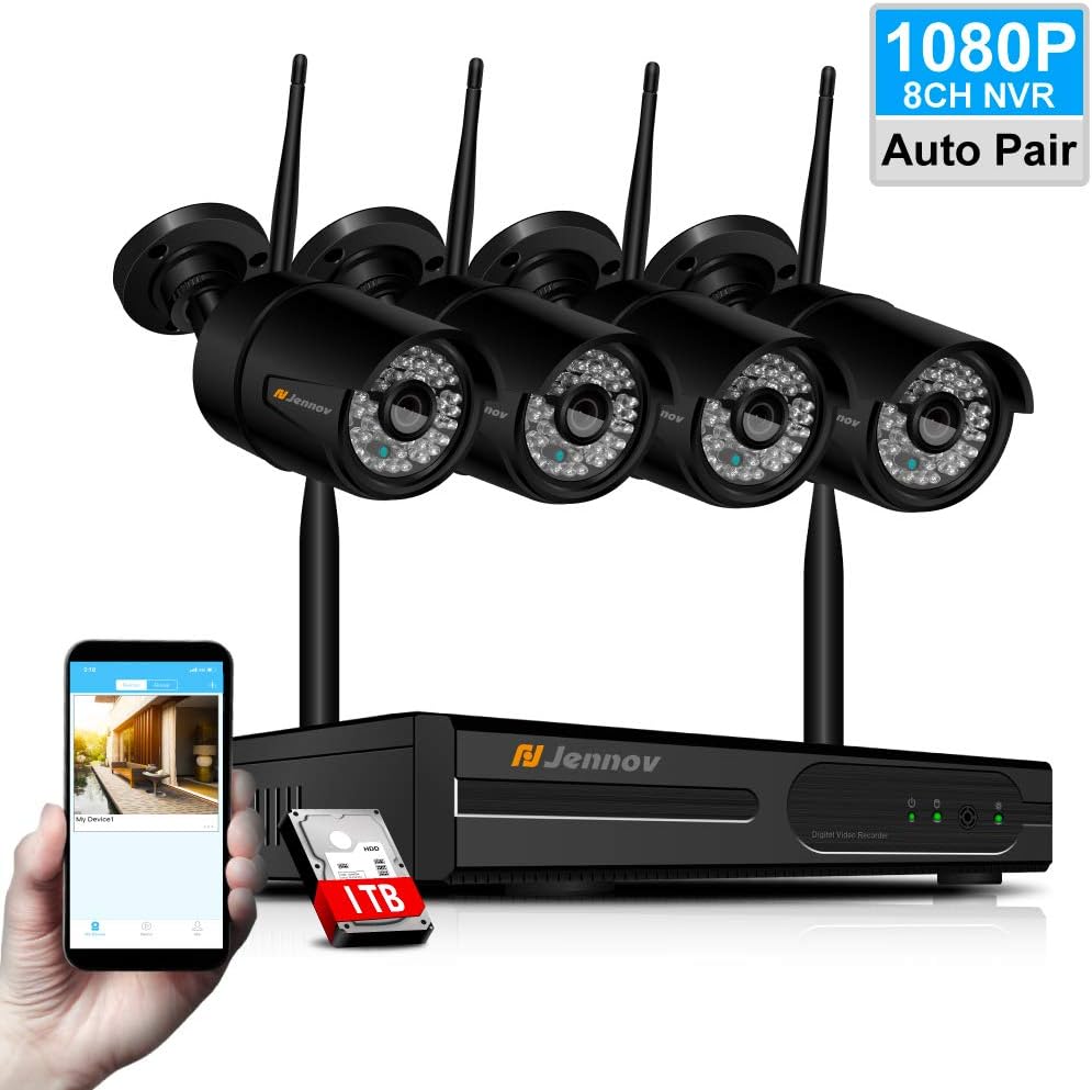 Jennov Full 1080P HD WiFi Wireless Security Camera Amazon.co.uk