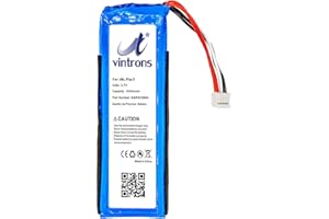 VI VINTRONS Battery Replacement for JBL Flip 3 Speaker, (3.7V, 3000mAh, GSP872693, P763098 03, Flip 3 Speaker Battery)