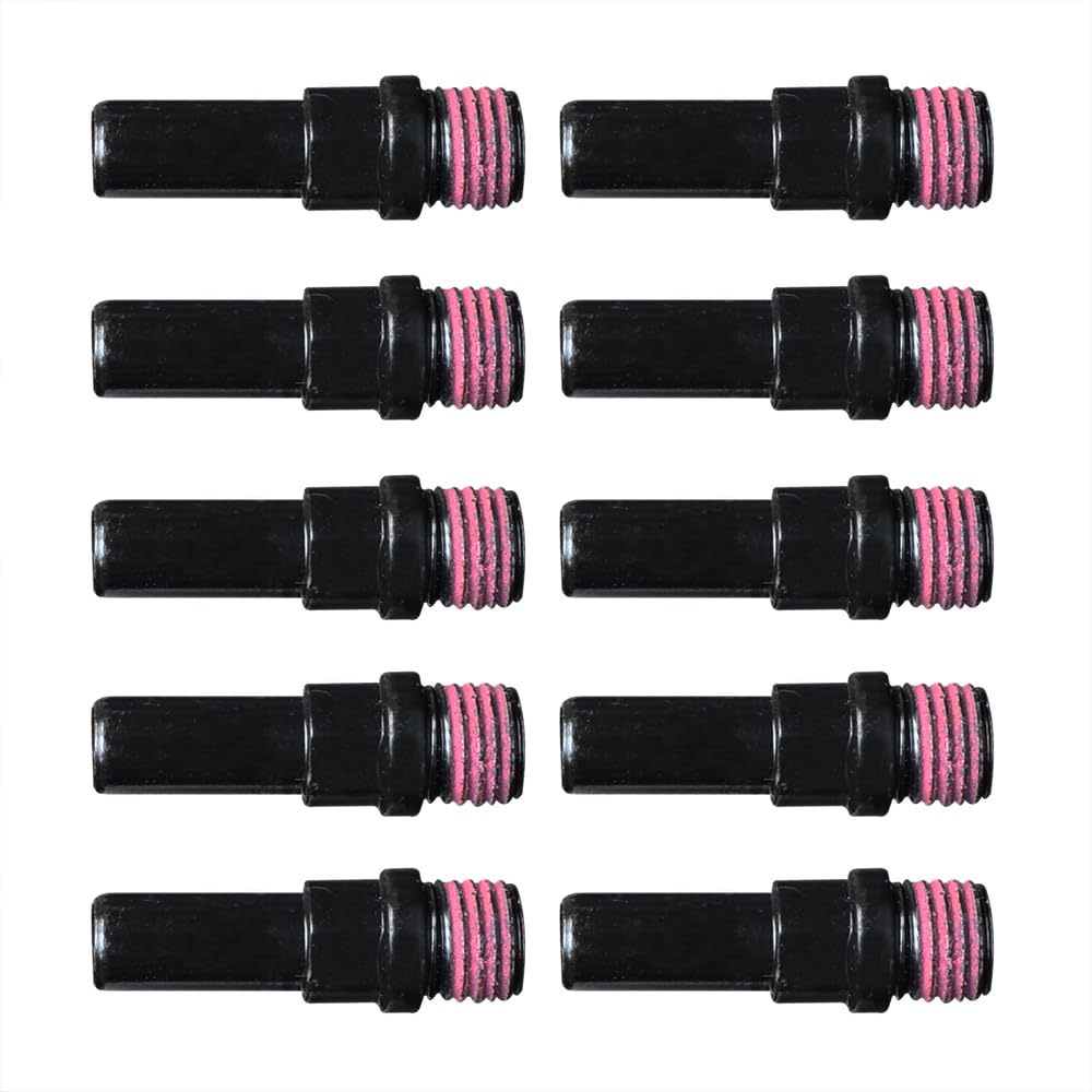 Yuauy 10 pcs Bicycle Brake Screw V Brake Systems Bolts M10 Post Column Pivot Black Parts for Mountain Bike MTB