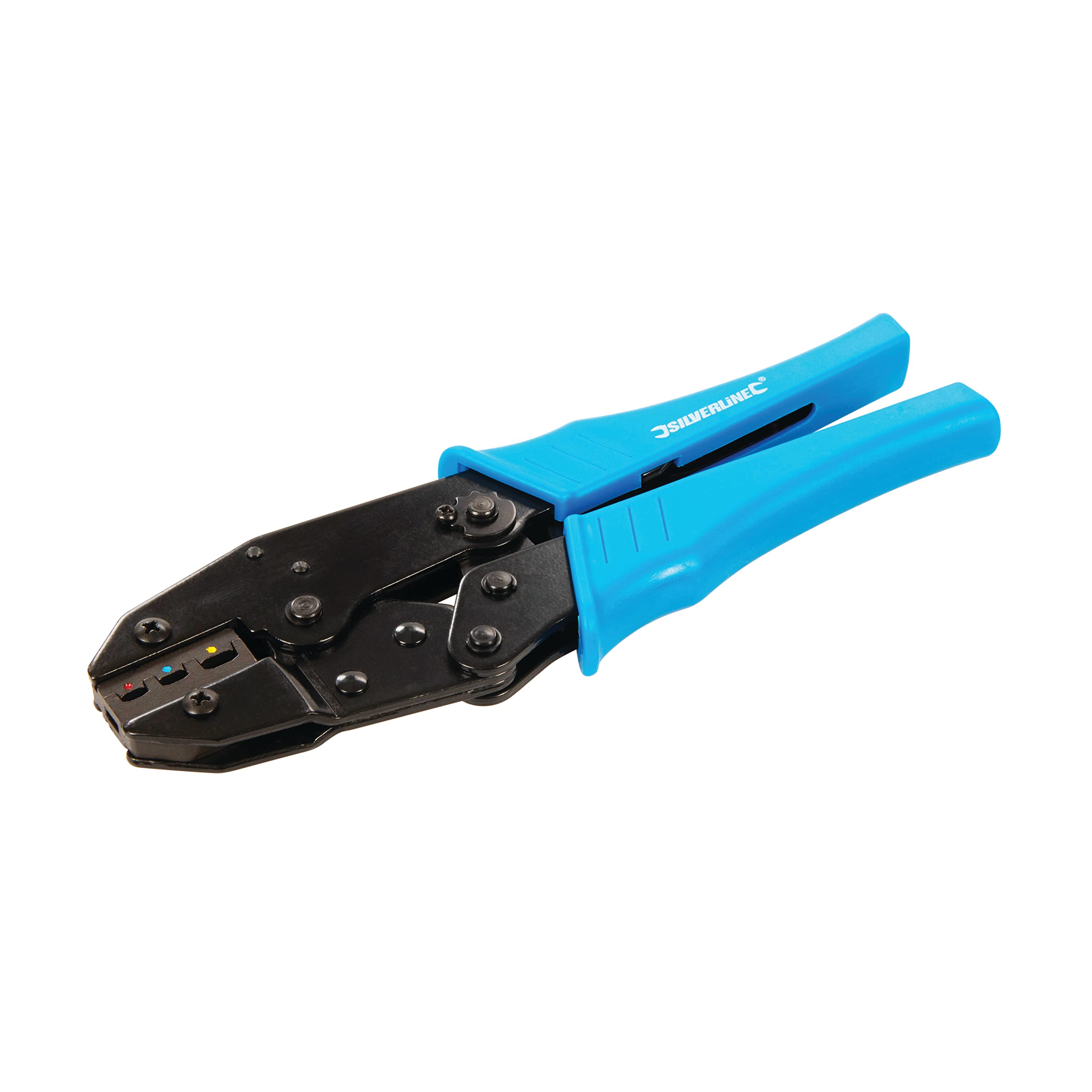 Silverline Expert Ratchet Crimping Tool 220mm (633615)