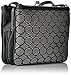 Nine West 9 Jacquard Xbody, Black/Grey Metallic/Black