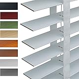 2" Slats Indoor Wood Blinds, Cordless Wooden Window